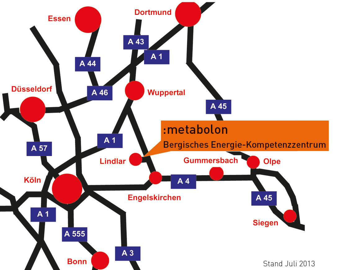Anfahrtsskizze :metabolon