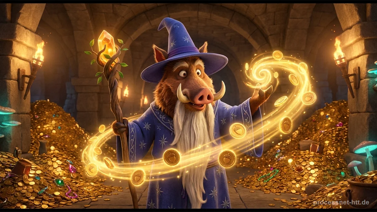 Kingia Bonus Willkommenspaket 1500 Euro und Freispiele mit Zauberer Boar